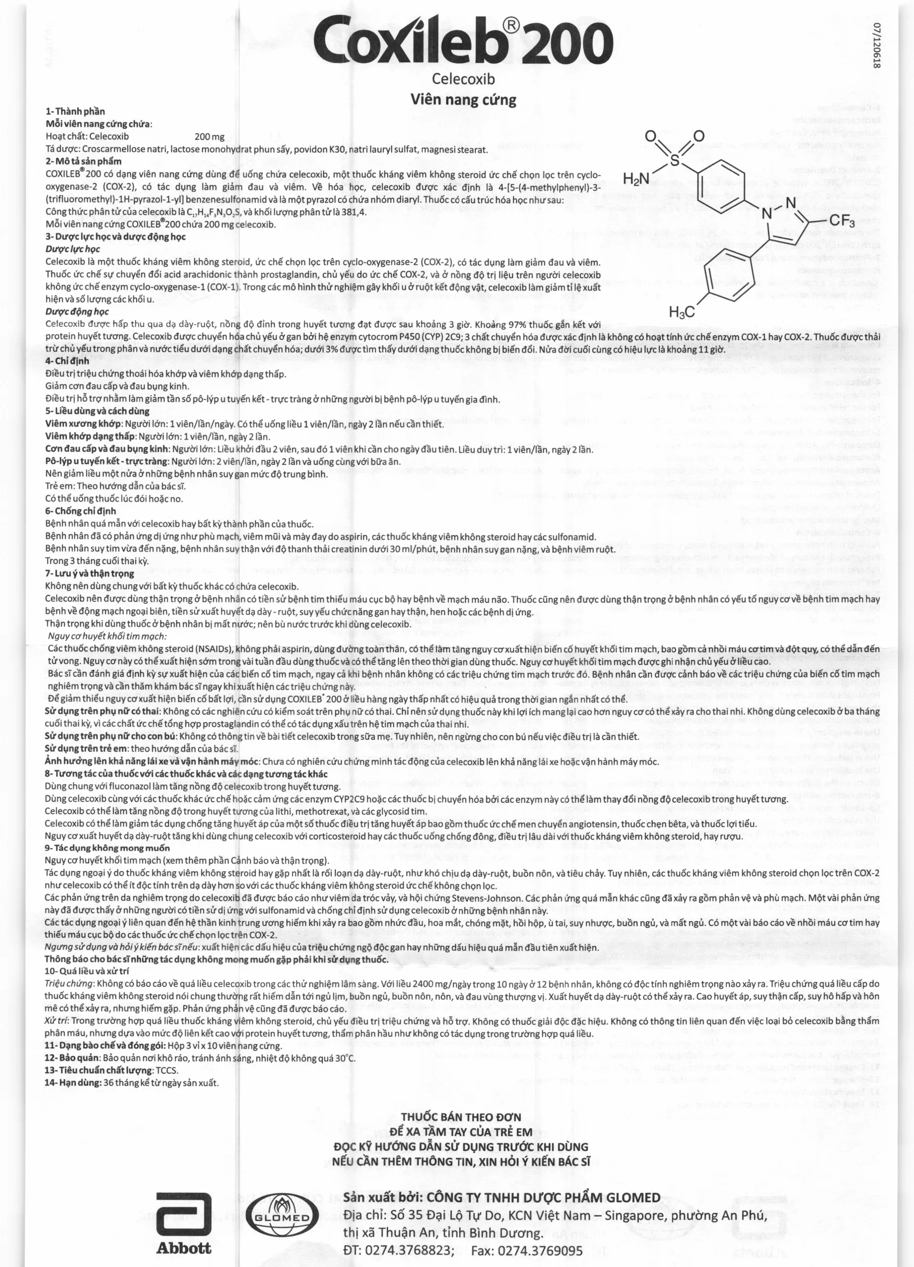 Coxileb 200 HDSD