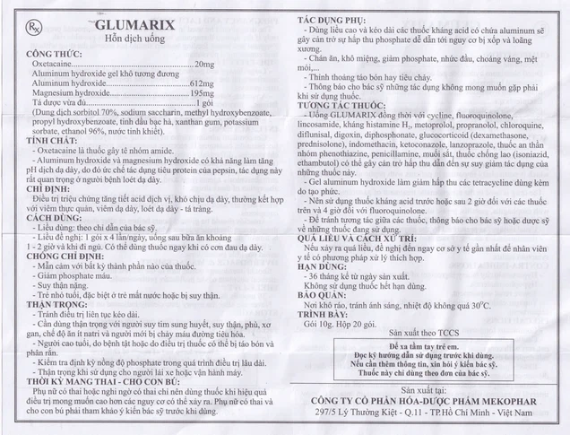 Glumarix HDSD