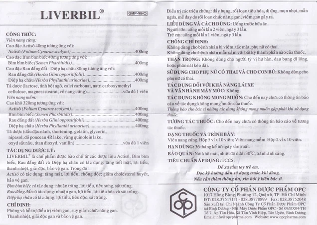 LIVERBIL HDSD