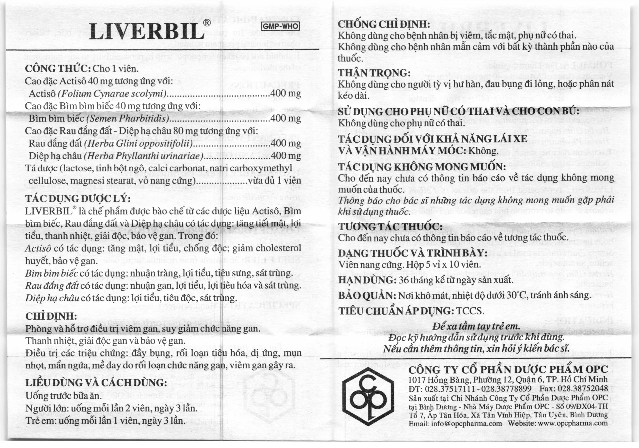Liverbil HDSD