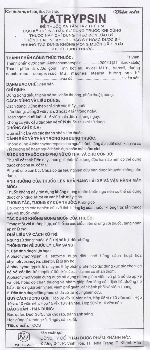 Katrypsin 4200IU HDSD